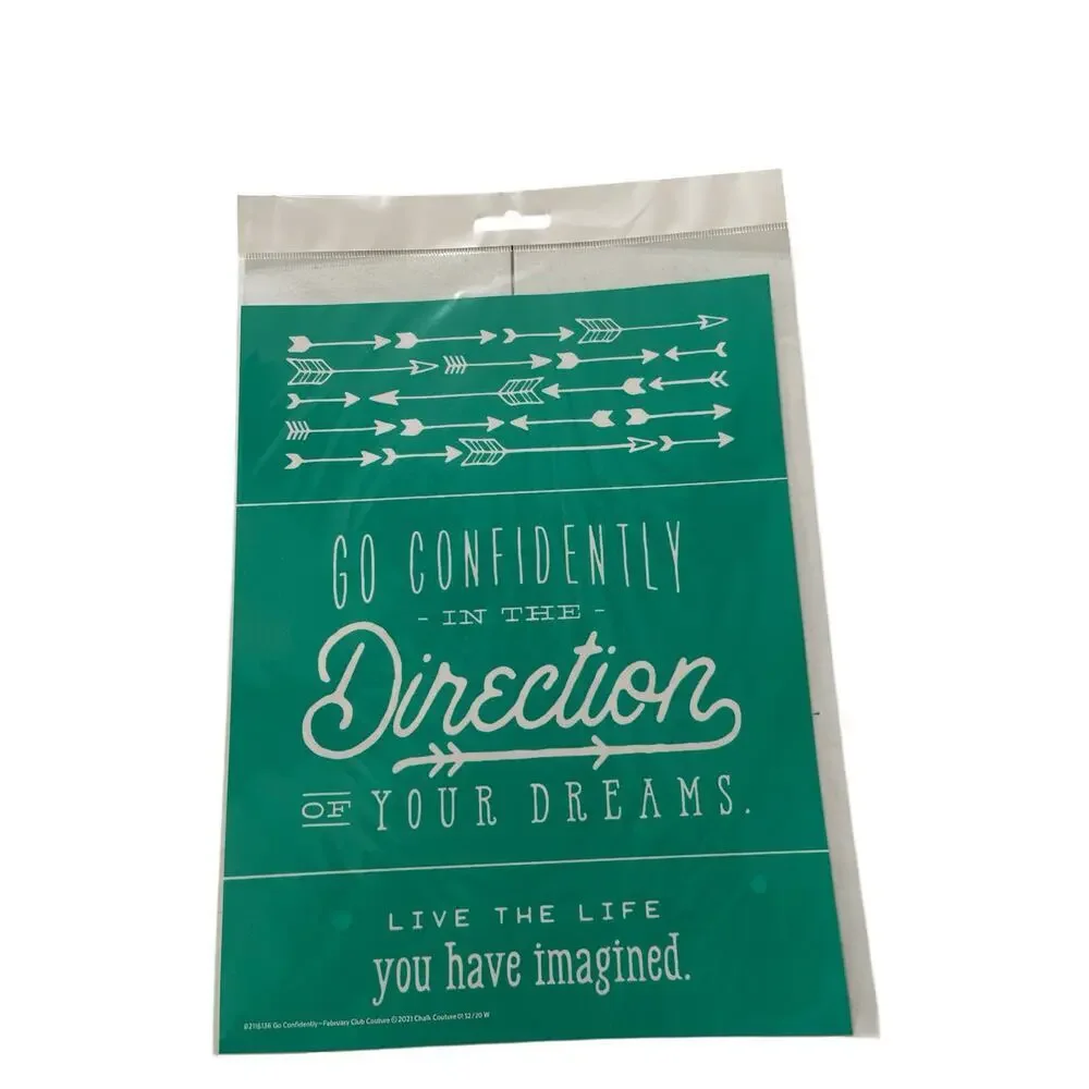 NWT 6 Chalk‎ Couture 8.5 X11 Transfer Stencils